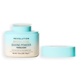 Revolution Hydra Cool Cooling Loose Baking Powder, Fixing Powder with Hyaluronic Acid for Fresh Skin, Vegan & Cruelty Free, 30 g