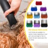 YIRVAHERE 9 Pcs Stainless Steel Pet Clipper Guide Comb Kit