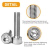 Cicidorai M6-1.0 x 50mm Socket Head Cap Screws Bolts, 304