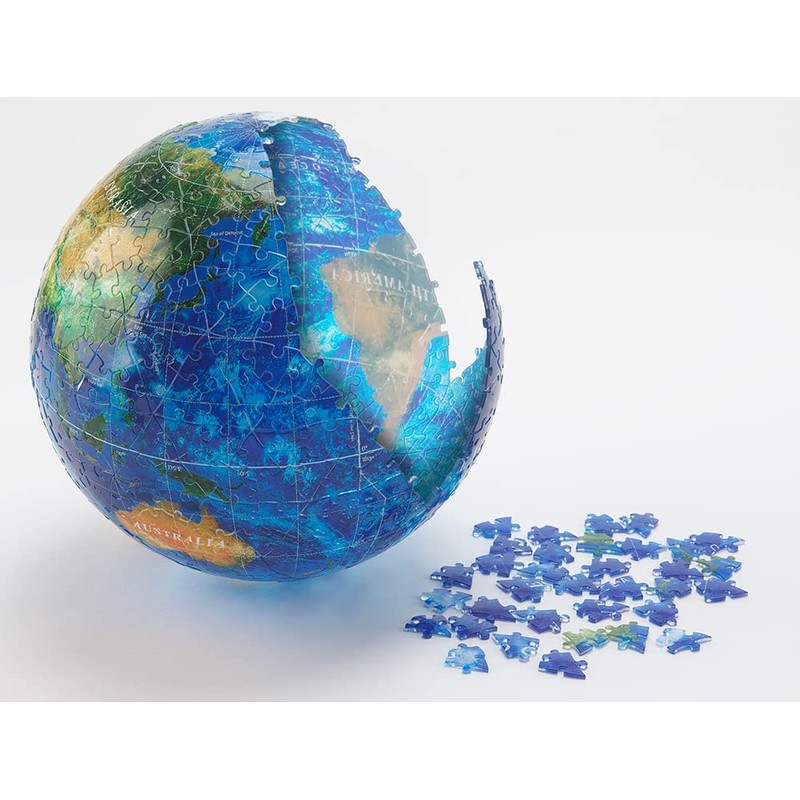 Yanoman 540 Piece Jigsaw Puzzle 3D Sphere Puzzle Blue Earth