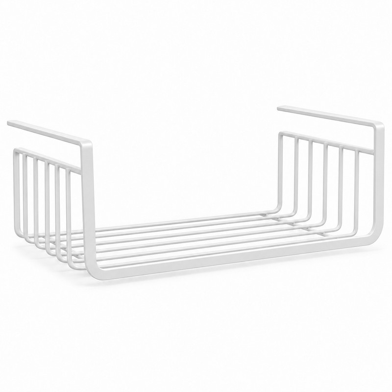 Large Under-Shelf Hanging Storage Basket for Organization – Reusable Stainless
