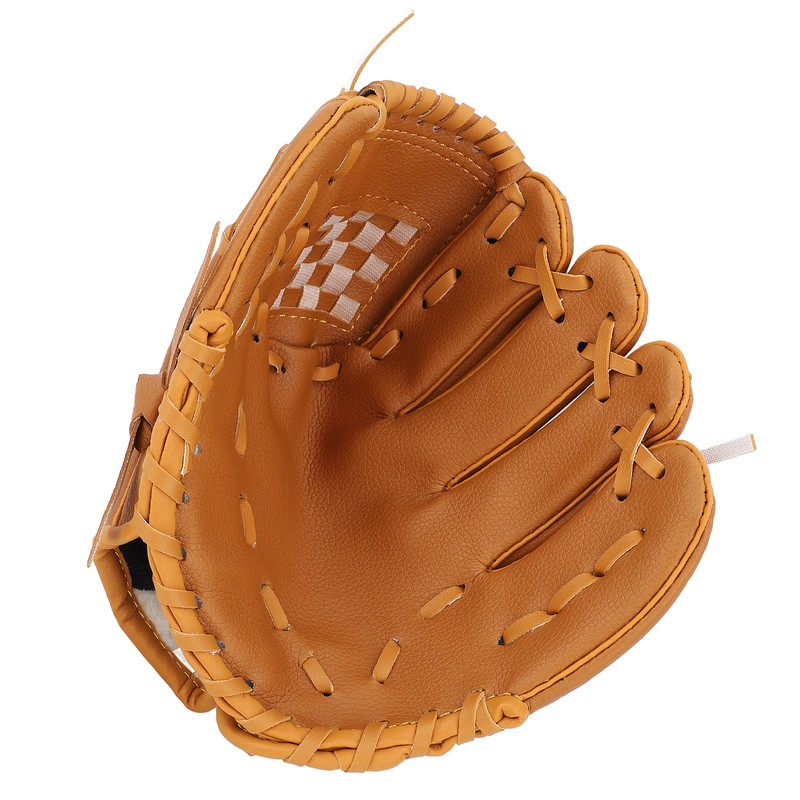 Baseball Glove Ergonomic PU Leather Baseball Mitts Softness Professional Baseball