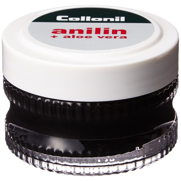 Collonil Aniline Cream Protective and Nutritional Cream, 1.7 fl oz (50 ml), For Cleaning Delicate Leather, Suitable for Shoes, Bags, Leather Accessories, Improves Texture, black (black 19-3911tcx)