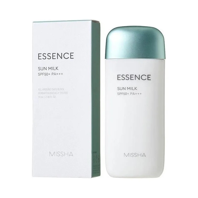 Missha. All Around Safe Block Essence Sun Milk 70mpf50+pa+++
