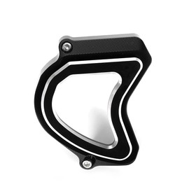 Compatible with Dax 125 ST125 Monkey 125 Trail 125 CT125 Super CUB C125 2018-2024 GROM 125 2022-2024 3D Engrave CNC Acrylic Transparent Front Sprocket Cover Guard Protective Shell (Black)