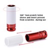 MIXPOWER 5 Pieces 1/2" Drive Wheel Protector Impact Socket Set,