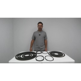 MJM SPEAKER ADAPTERS 6x9" Speaker Spacers Depth Extender Extending Rings  1/8" thick - SSK69N 2 Pair