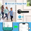 UCMDA Smart Lock - Fingerprint Door Lock with Handle, Keyless