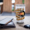 Just a Boy Who Loves Trains Funny Retro Steam Engine