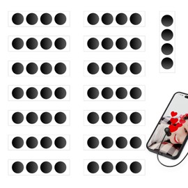TVETE Multi-Hitting Machine, Smartphone Auto-Clicker Stickers, Set of 60, Diameter 0.3 inches (8.5 mm), Nano Stickers, Replacement, Smartphone Tap, Automatic, Flexible, Continuous Hitting Machine