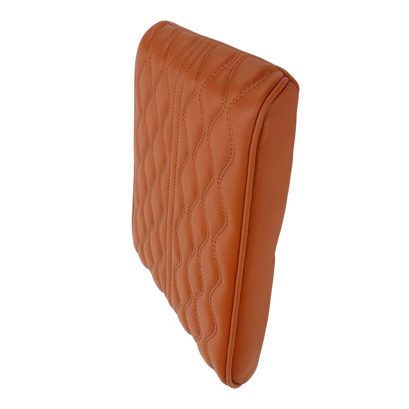 Center Console Armrest Cover Pad Universal PU Leather Waterproof Elastic