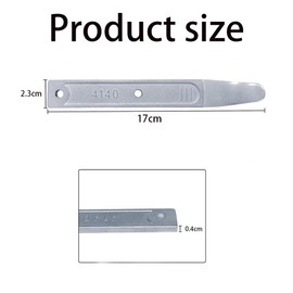 4140 pry Tool, Panel Removal Tools for auto Trim,Trim Removal pry Tool, Car Trim Removal pry Tool Kit, Interior Door Trim pry Tool, Metal pry bar for Automotive Planes, Panel Popper Tool (1 Pack)
