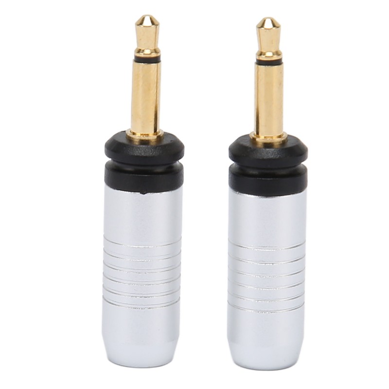 3.5mm Repair Plug Solder Type Gold Plated Replacement Mono Male