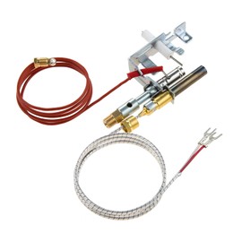 Hicello R3623 LP Propane Gas Fireplace Pilot Assembly with Thermocouple and Thermopile Compatible with Empire Fireplaces and Stoves Models CIVF-25, VFH-33M, VFYR-16, VFHD-32R, VFCR-25