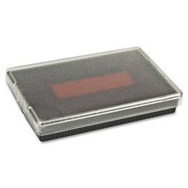 Consolidated Stamp 061797 Felt Replacement Ink Pad for 2000 Plus Economy Message Dater, Red & Blue
