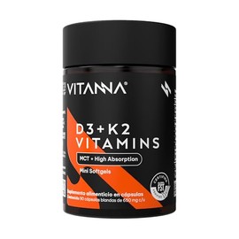 Vitamina Mct Oil Rápida Absorción Alta Biodisponibilidad Certificado Fst Huesos Sistema Inmune Softgels Meses