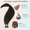 Benehair Nano Loop Hair Extensions Soft Invisible Straight Real Remy