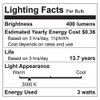 Sunlite LED G9 Base Bulbs, 3W (40W Equal), 400 Lumen,