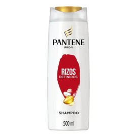 Shampoo Pantene Rizos Definidos con Pro-Vitaminas Aceite de Coco y Omega 9 500 ml