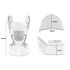 Unbranded Ergonomic Baby Carrier with Hip Seat Kangaroo Front and
