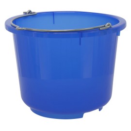 Kerbl All Purpose Bucket Transparent, Blue