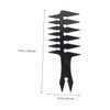 IWOWHERO Wide Comb Teasing Retro Oil Comb Hairdressing Tool for