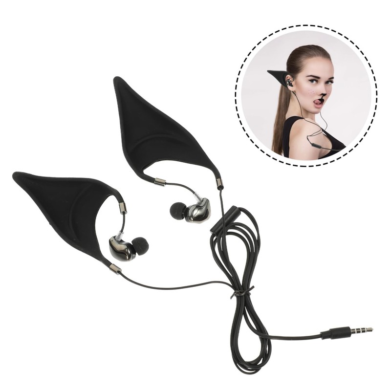 CIYODO Elves Ear Headset Wired Earphones with Microphone for Phone