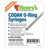 Henry's Healthy Pets CODAN Slip-Tip O-Ring Syringes, 1 mL (3