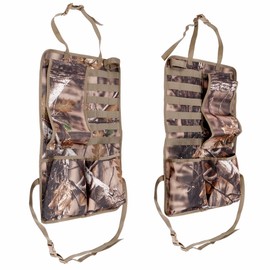 AUSCAMOTEK 2 Pieces Car Seat Back Shotgun Rack Camo Gun Racks Pannel Organiser for Duck Deer Hunting