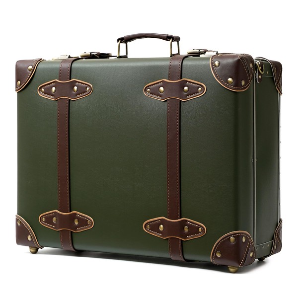 urecity Vintage and Cute Carry-on Overnight Case Non-wheeled Mini Leather