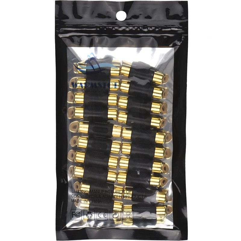 Warmstor 20 Pack RCA Female to Female Coupler Audio Video