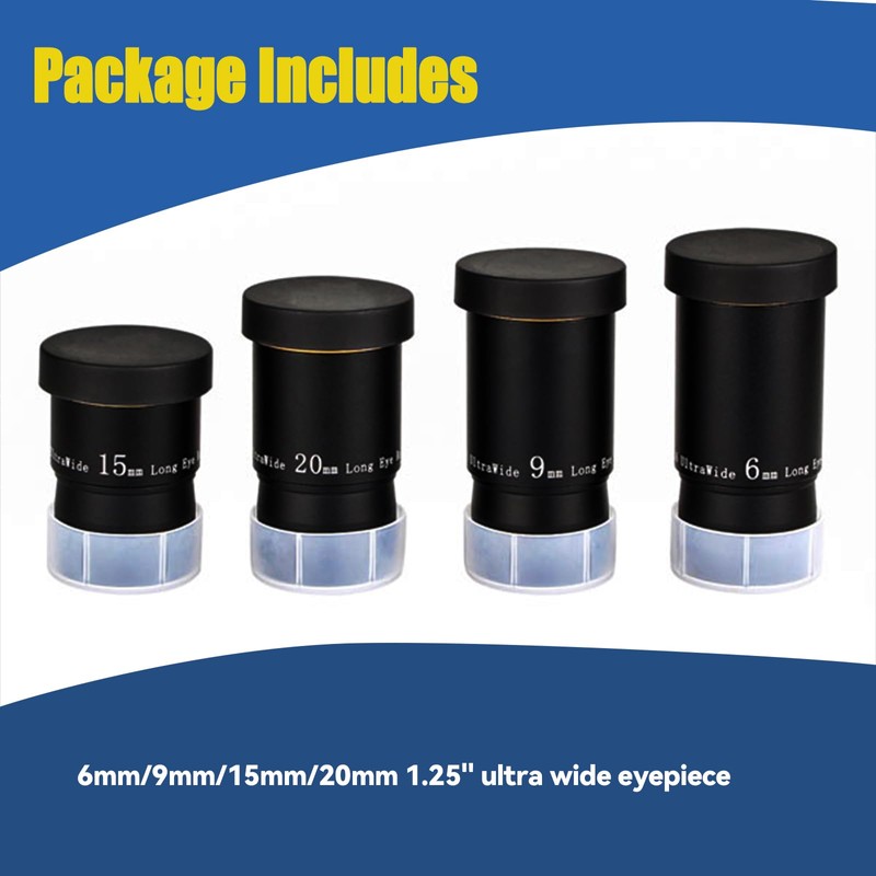 SVBONY Telescope Eyepiece Fully Multi Coated 1.25 inches Telescope Lens