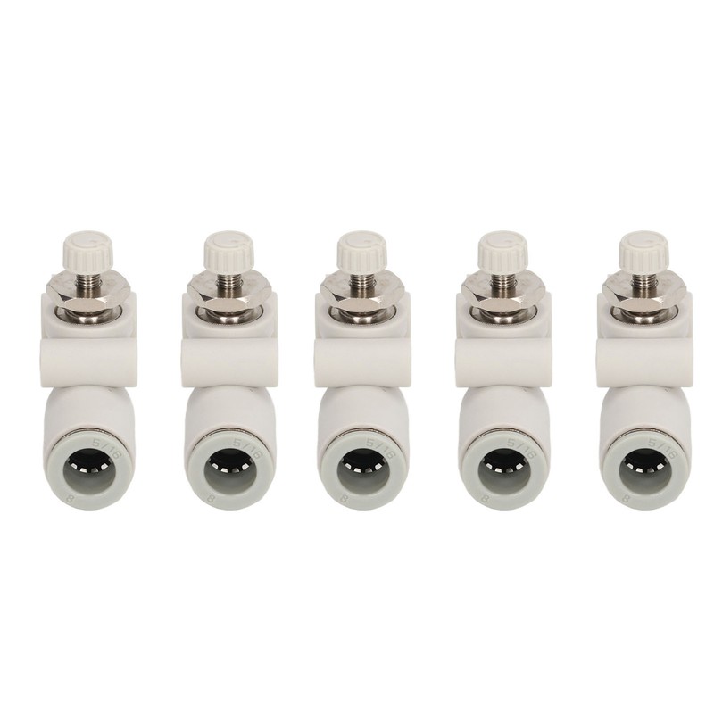 5Pcs Air Flow Control Valve PVC Fast Change Pneumatic Hose