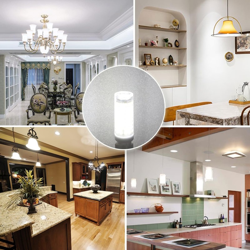 5 Pack - G8 GY8.6 LED Light Bulbs Dimmable 7W