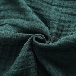 CottCare Baby Muslin Swaddle Blanket for Boys and Girls,4-Pack Breathable and Skin-Friendly,Wrap Soft Silky Cotton Muslin Swaddle Blankets/Atrovirens/Green/Apricot White/Grey…