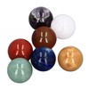 7pcs Chakra Crystal Balls Topaz Redstone Green Aventurine Lapis Lazuli
