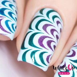 Whats Up Nails Water Marble Stencils for Nails, Nail Stickers, Nail Art, Nail Vinyls