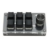 6 Key Mini Keypad with Knob Blue Switch Wired USB