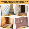 Left Side Wall Mounted handrail, Garge Door Stair Railing for