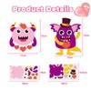 RGISHOP 48PCS Valentines Day Monster Craft for Kids Valentines Day