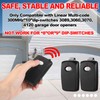 Kingdder 2 Pcs Two Button Gate Remote Control Compatible with