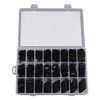 1200pcs O Ring Sealing Washer Black Rubber O-Ring Plumbing Gasket