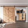 EaseLife 12 FT Heavy Duty Sliding Barn Door Hardware Track