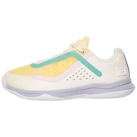Fila Volley Burst 2 Womens Pickleball Shoes - Gardenia/Banana/B Medium / 7.0