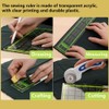 Quilting Sewing Ruler,5 x 30cm High Transparent Sewing Drawing Template