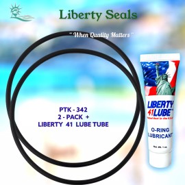 LIBERTY POOL PRODUCTS WC9-11  Cartridge Filter Seal O-ring For Sta-Rite® (2-PACK + LUBE TUBE)