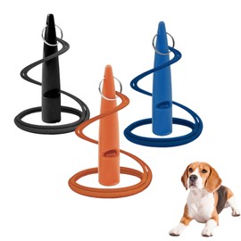 TYVOM 3 Pack Dog Training Whistle for Recall Dog, Professional Gun Dog Whistle Dog Whistle To Stop Barking, High Pitch Dog Training Whistle with Lanyard Keychain for Recall Bark Control