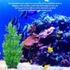 Aquarium Decoration Artificial Water Plants for Fish Tank Landscape Green