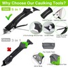 Silicone Caulking Tool, 5 in 1 Caulking Sealant Finishing Tool