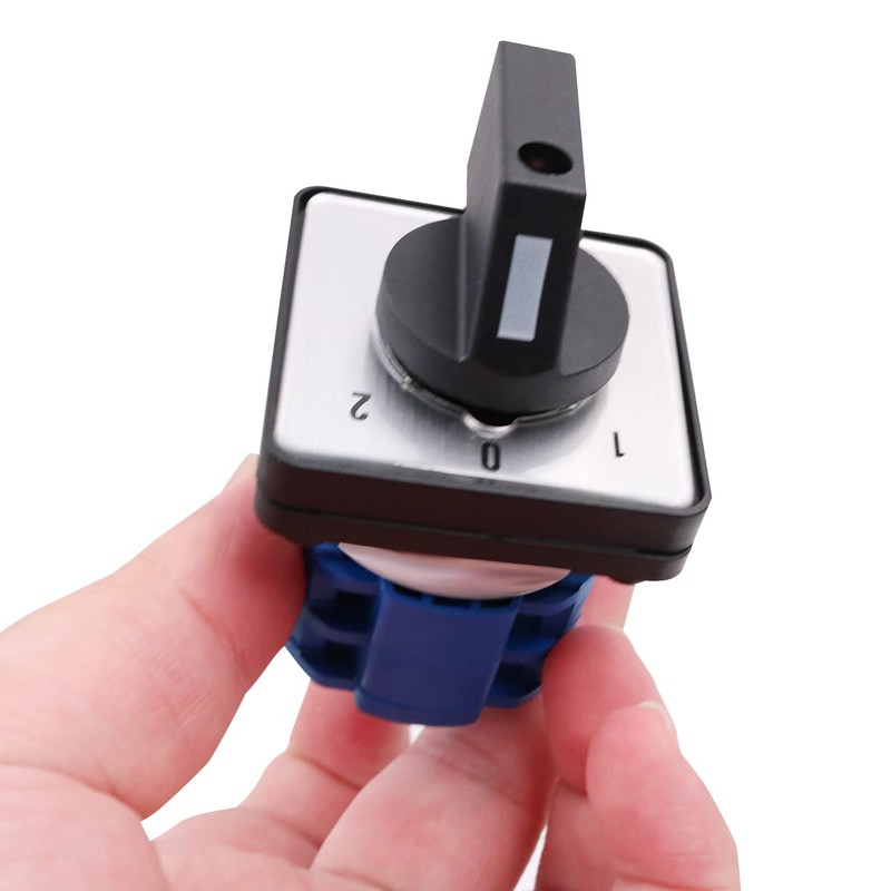 WANGCL Universal Toggle Switch Rotary Switch 3 Position 8 Terminals
